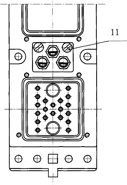 Cabinet-type electric connector