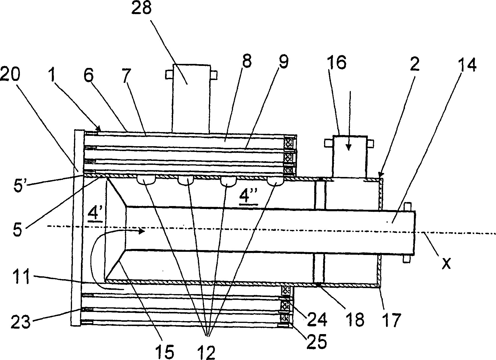 A spiral heat exchanger