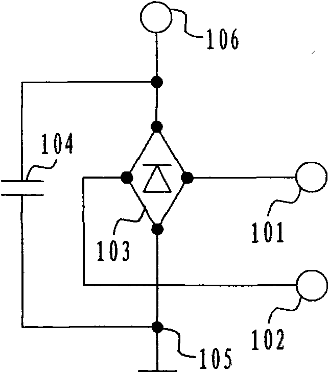 Scheme for touch switch consuming no power in off state