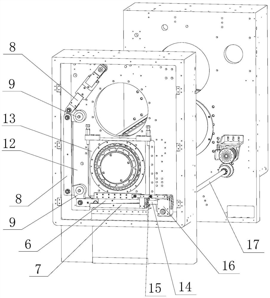 High-precision corrugated paper die cutting device based on rigid contact