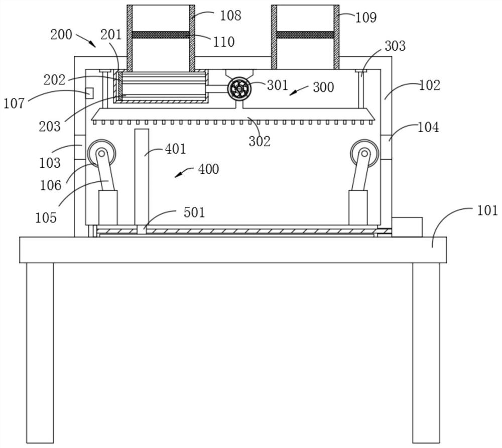 Drying system for drying color changing film through hot air