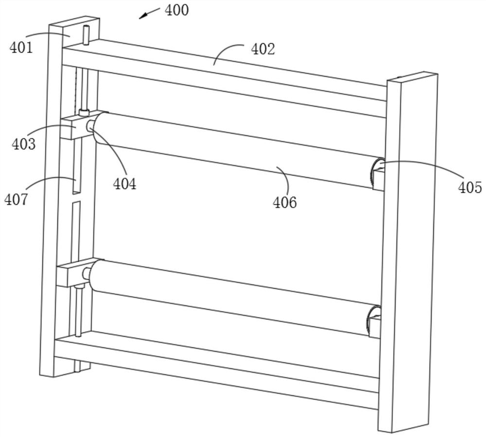 Drying system for drying color changing film through hot air