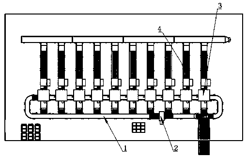 Equipment for automatically sorting and loading spiced corned eggs in containers