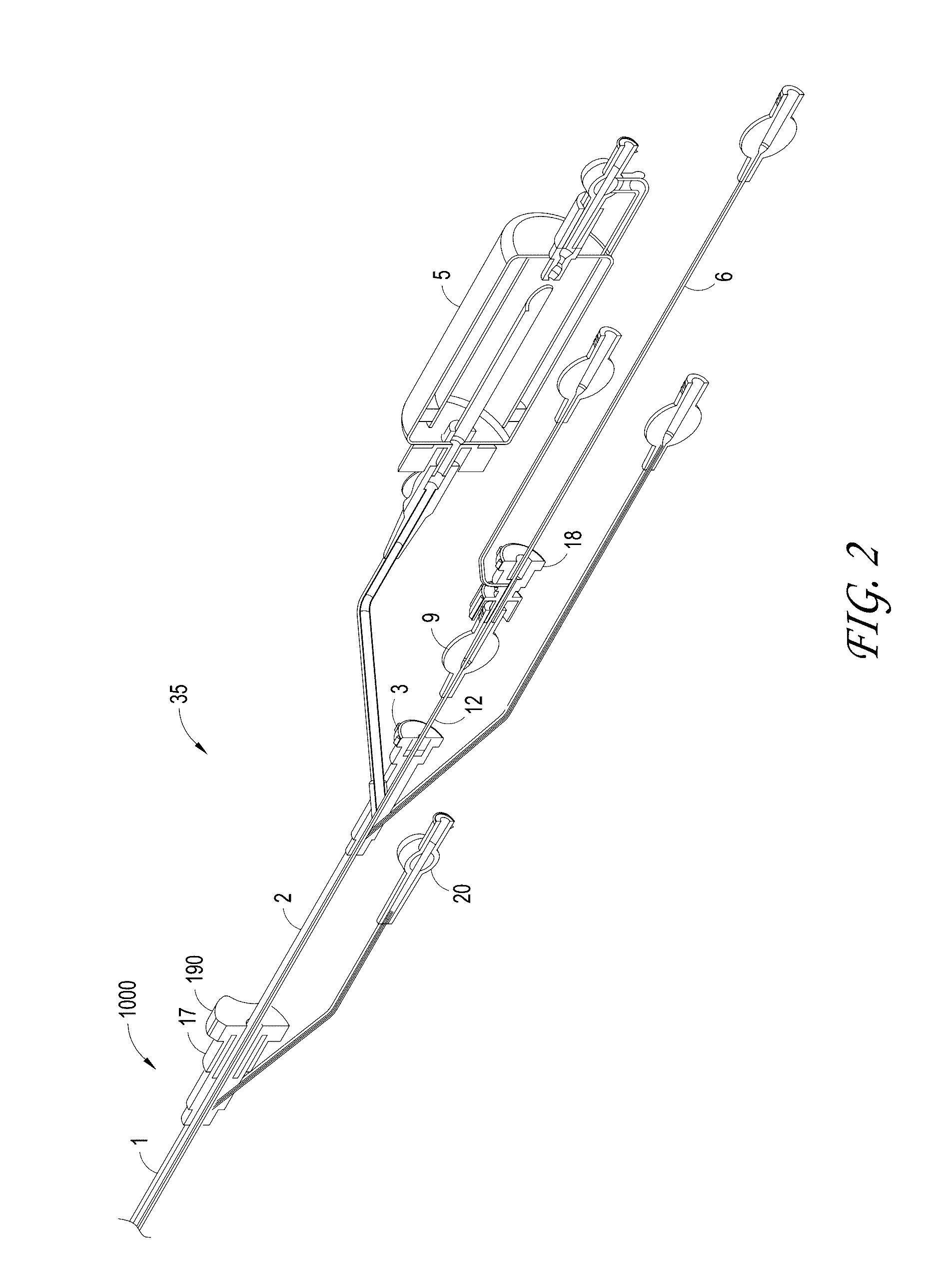 Axial lengthening thrombus capture system