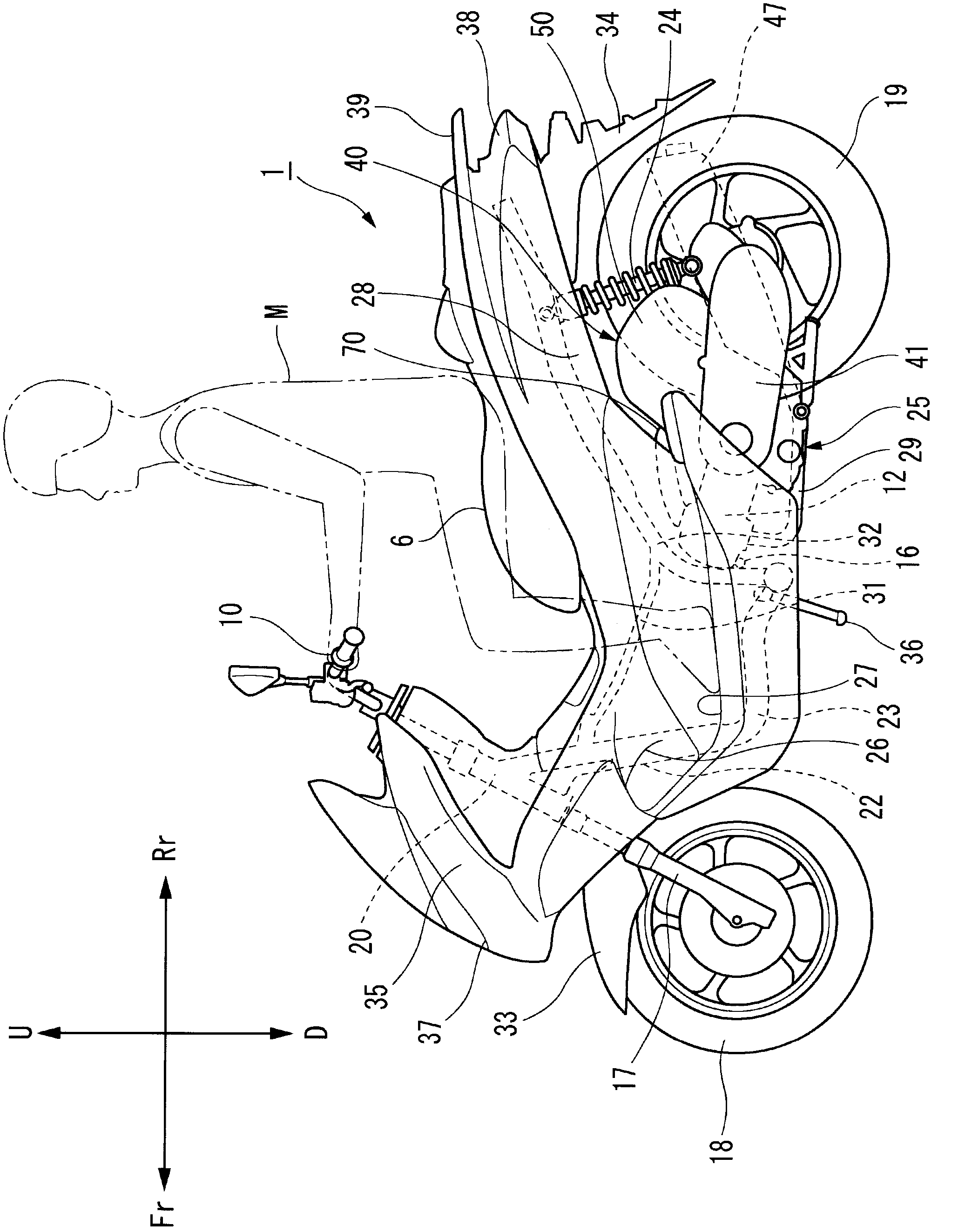 Suction device of engine