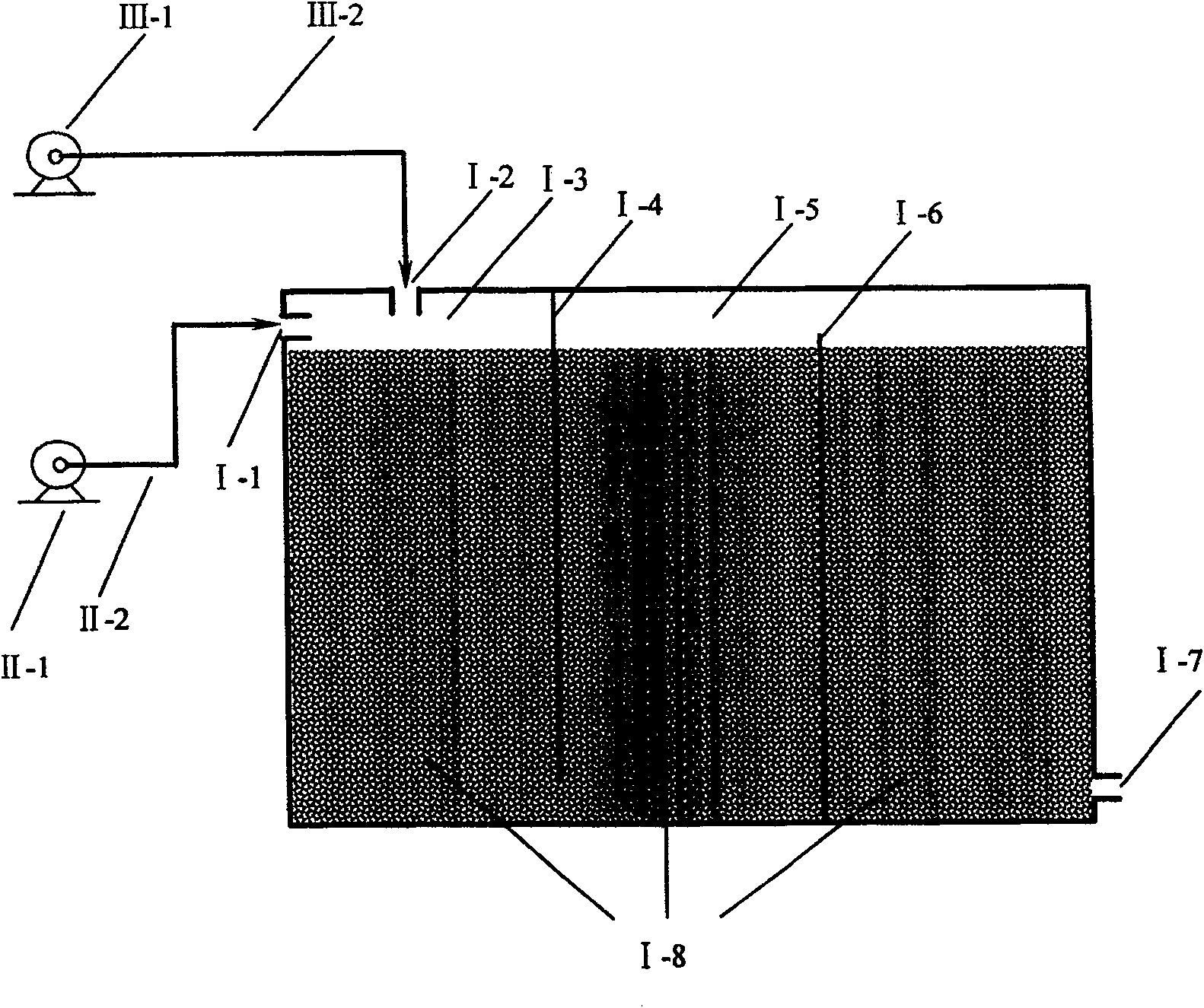 Turning flow type methane biological oxidation apparatus