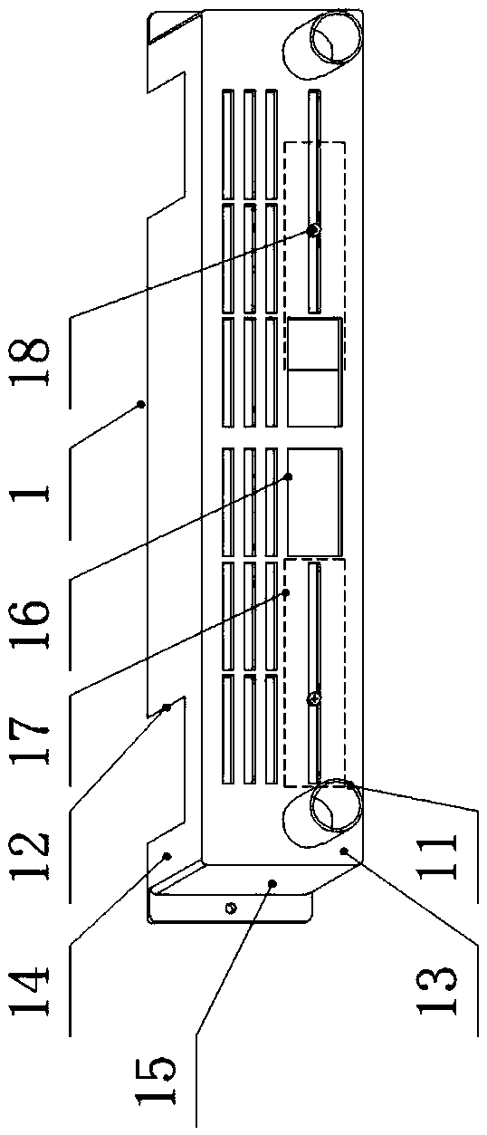 Structure of device capable of preventing robbers