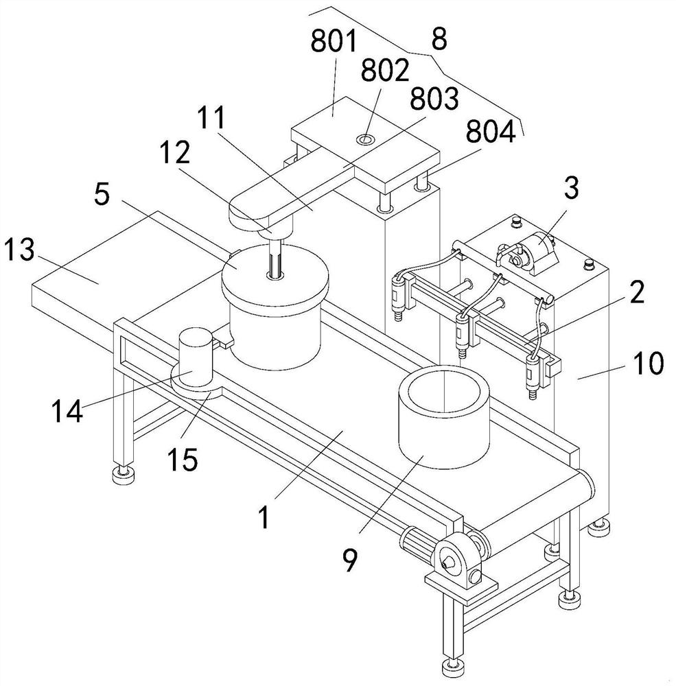 Preparation device of face filling material