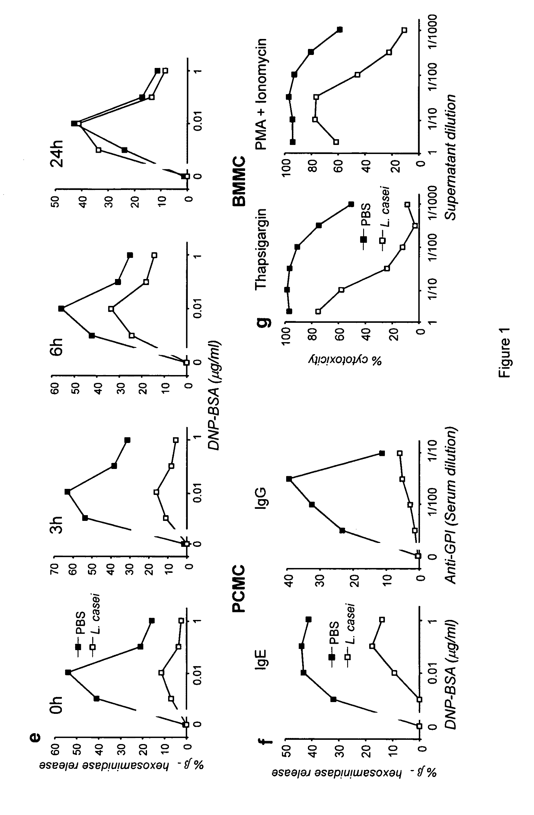 Methods for inhibiting mast cell activation and treating mast cell-dependent inflammatory diseases and disorders using lactobacillus