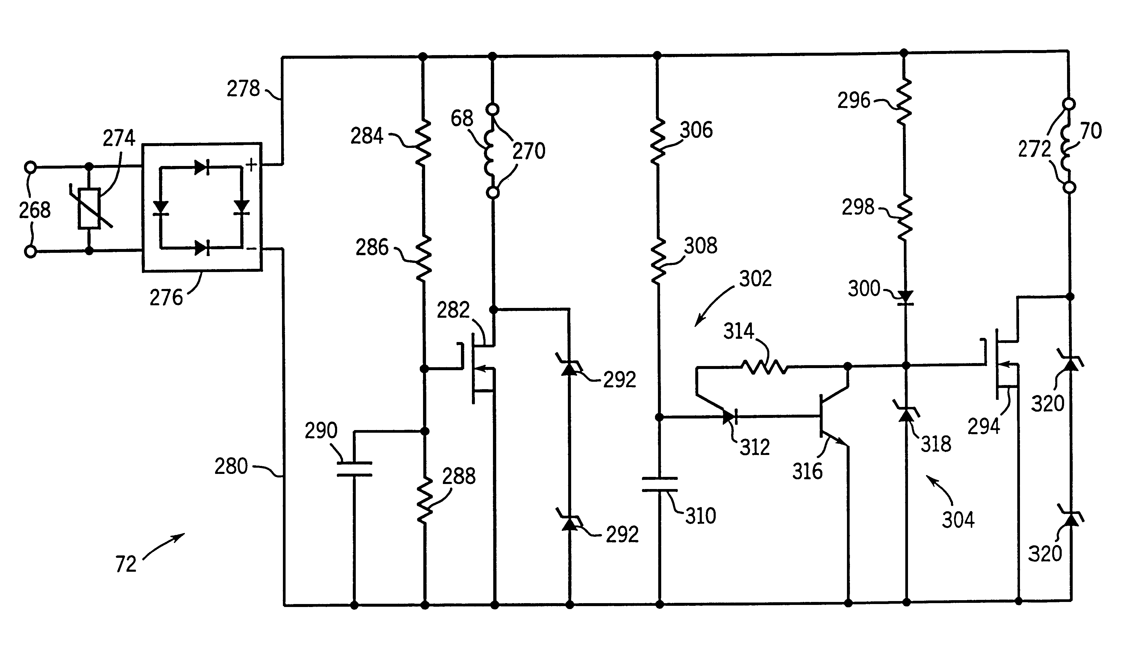 Method for controlling an electromagnetic operator of an electrical device