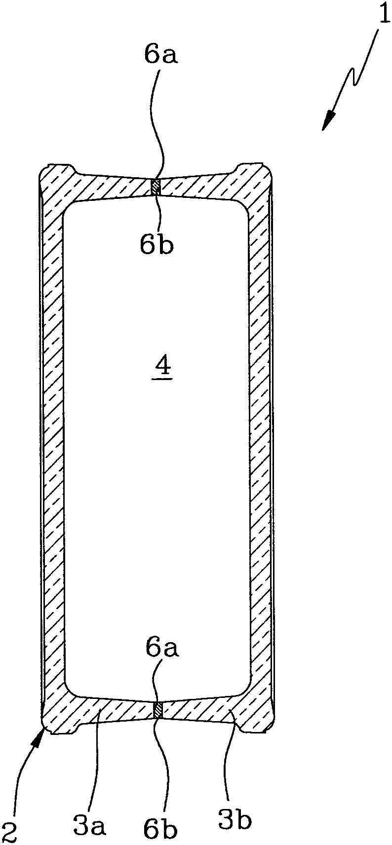 Process for making a glass brick and brick obtained by said process