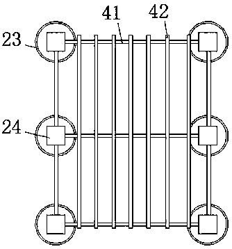 Grape planting rack provided with watering mechanism