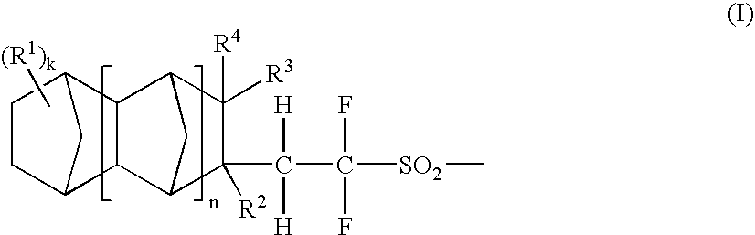 Acid generators, sulfonic acids, sulfonyl halides, and radiation sensitive resin compositions