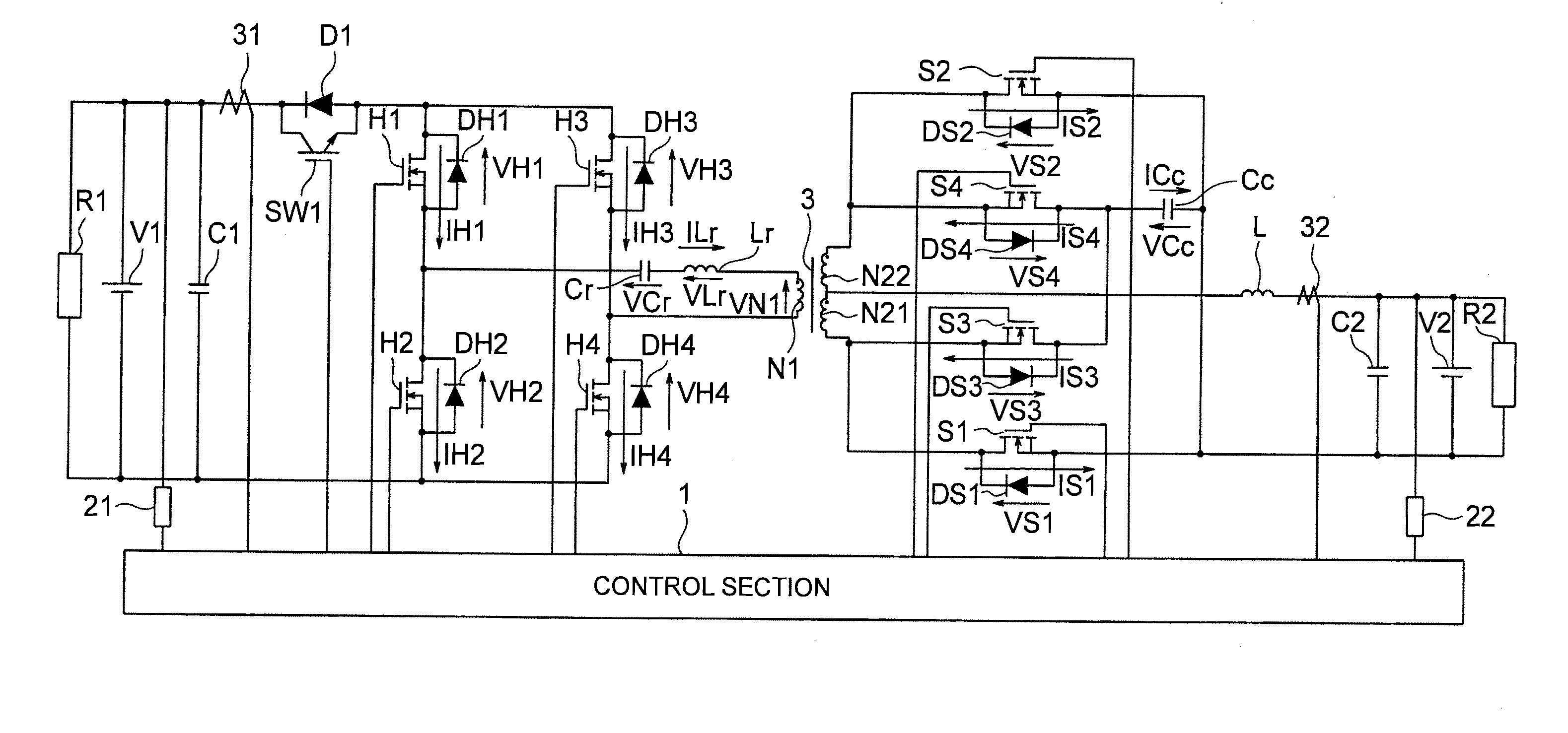 Bidirectional dc-dc converter and control method thereof