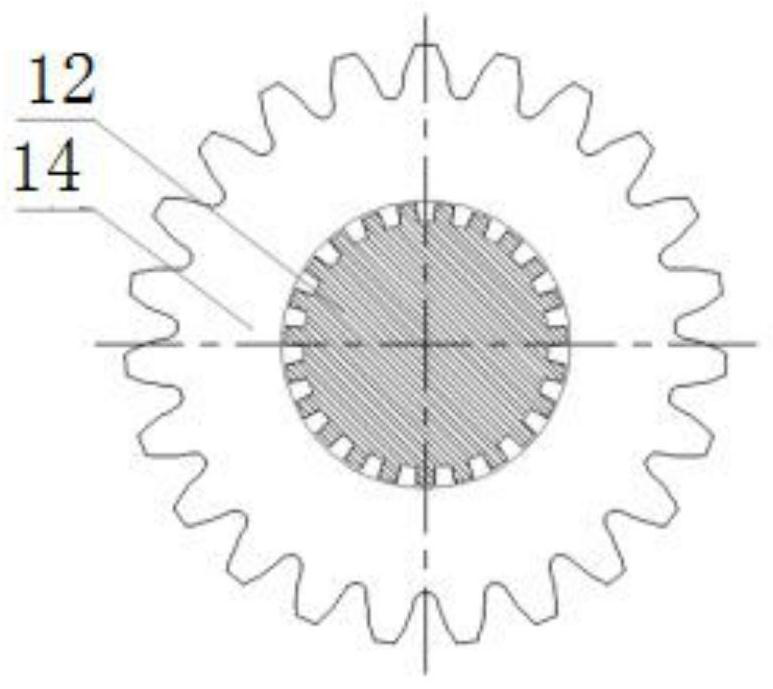 Large modulus spur gear precision forging cold finishing forming method and die