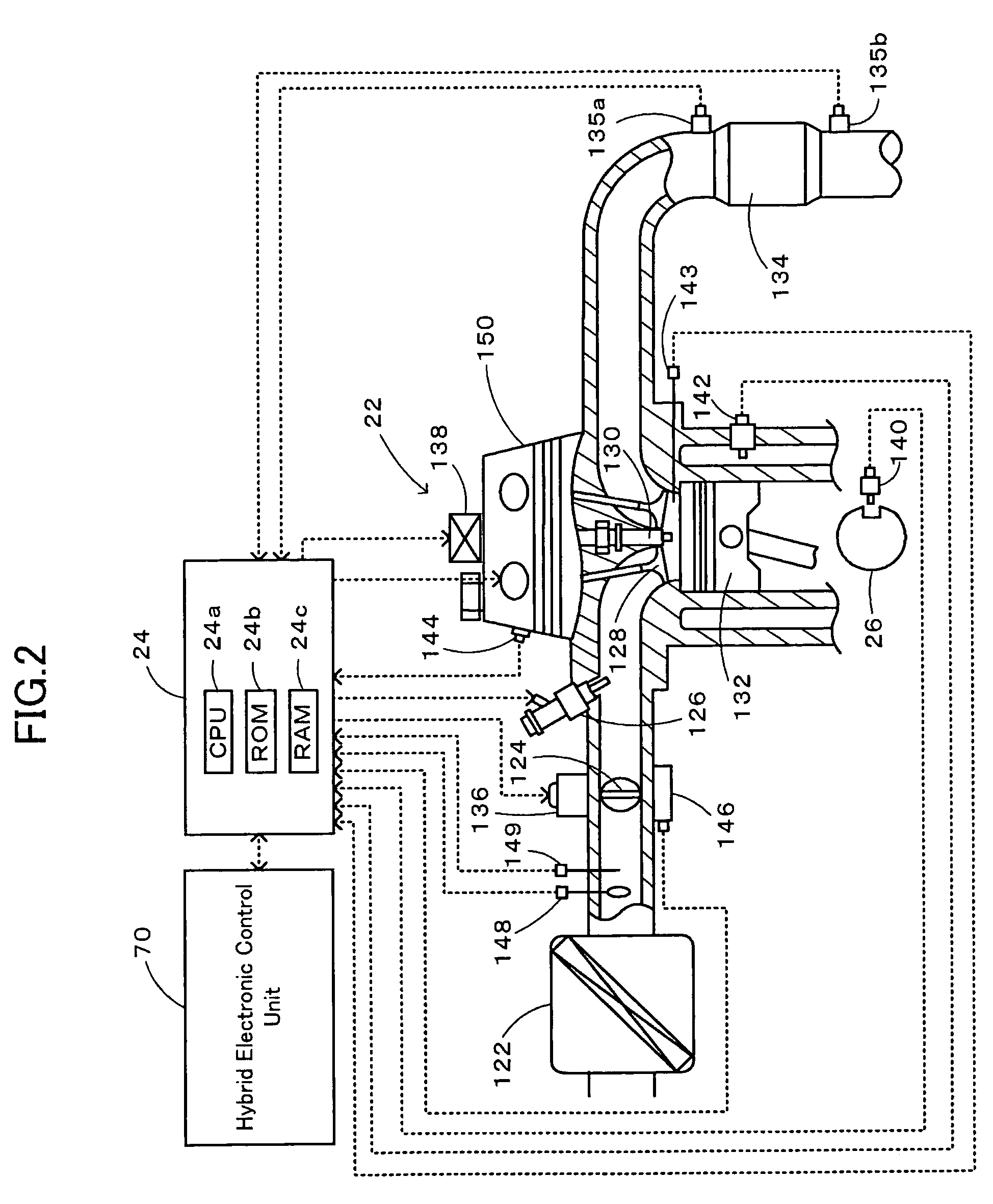 Power output apparatus, vehicle equipped with power output apparatus, and control method of power output apparatus