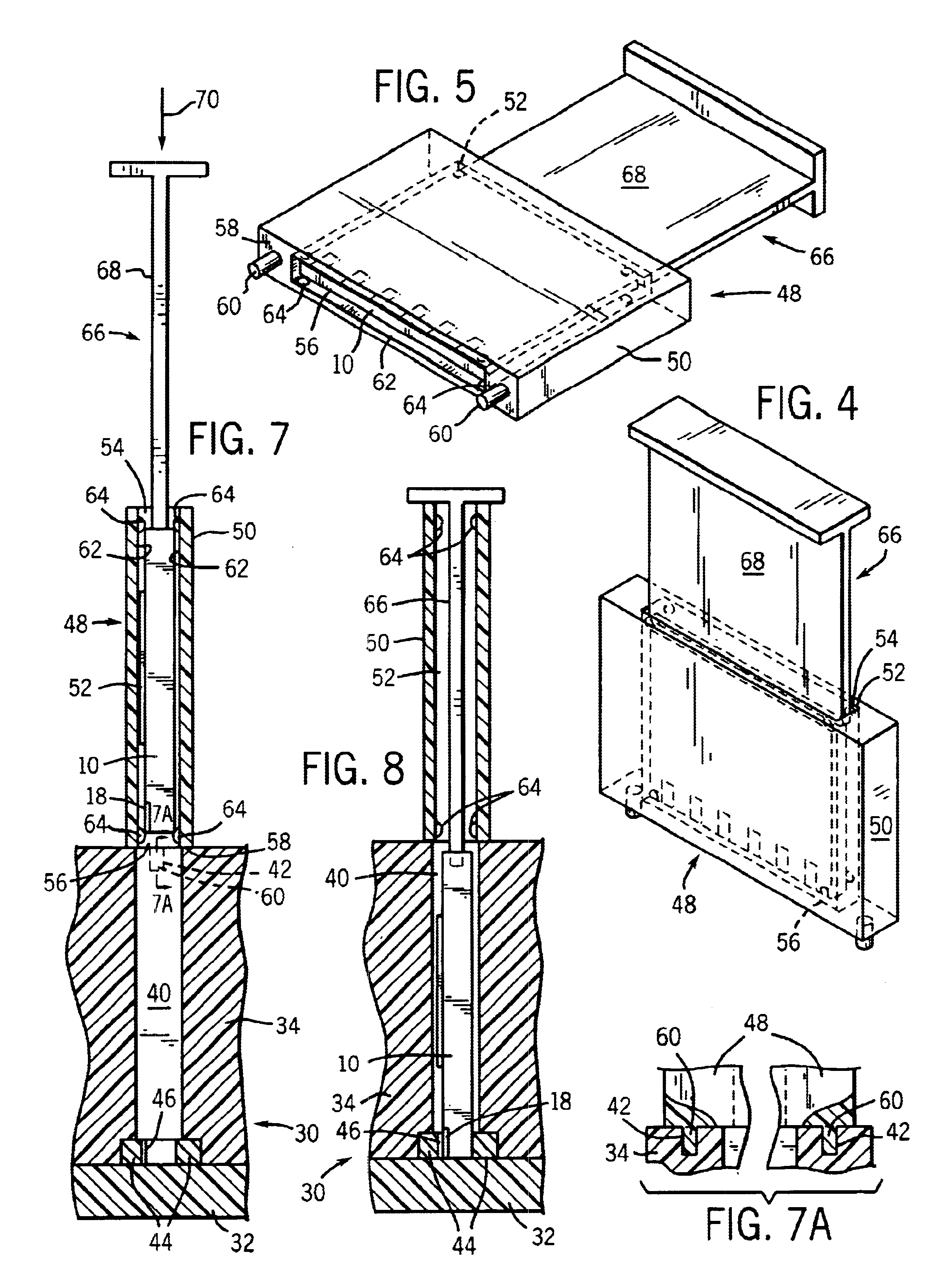 Method and apparatus for installing a circuit device
