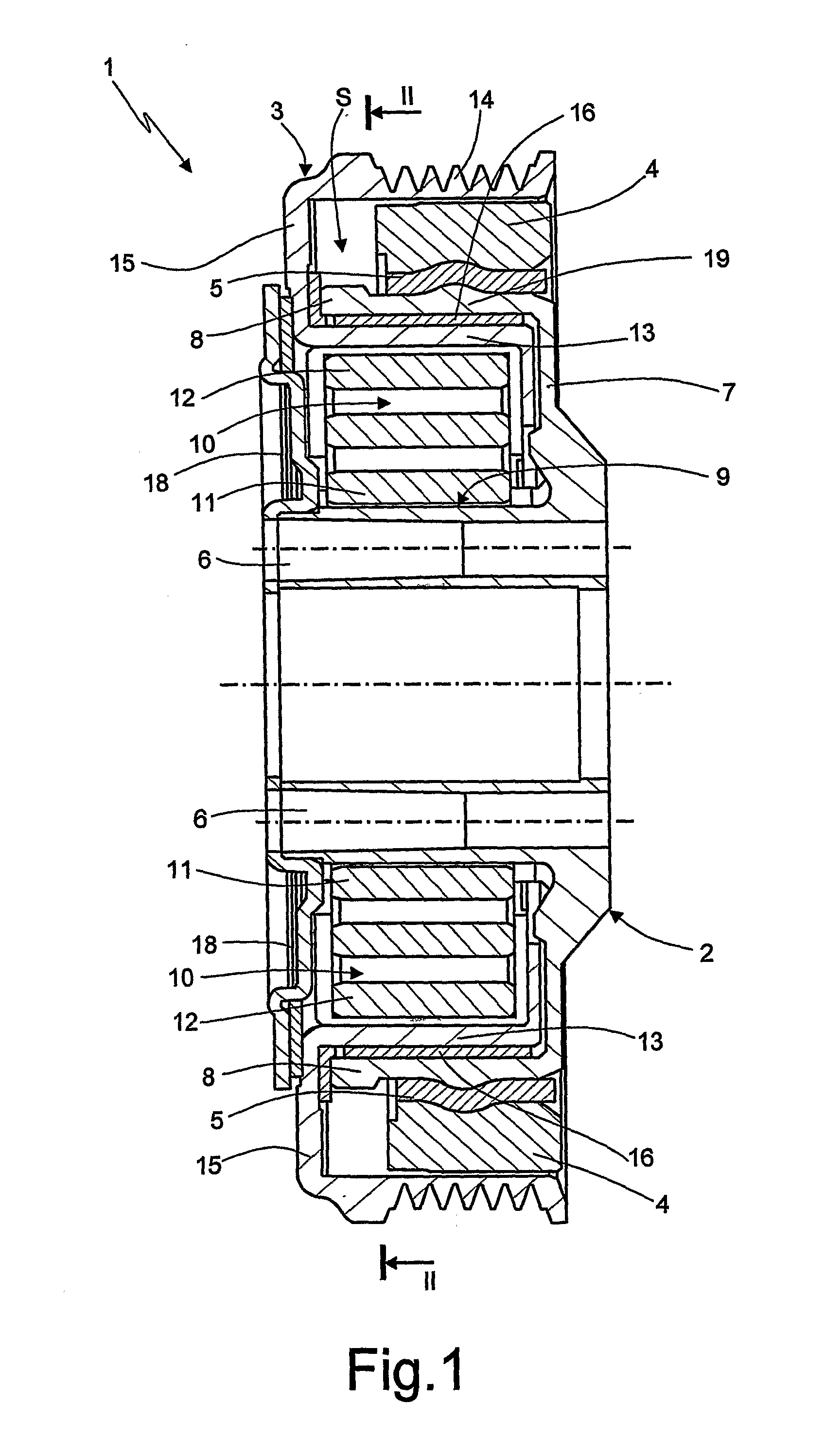 Damper pulley assembly having a safety device