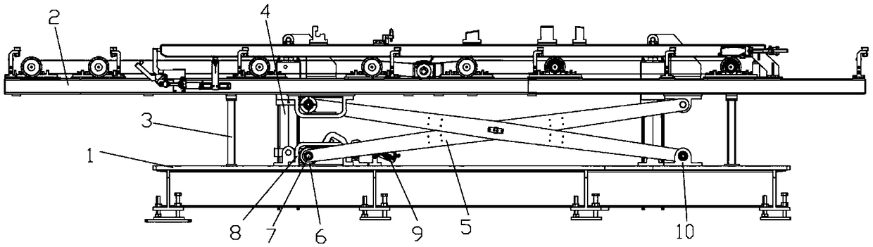 Shear fork-type ejection mechanism