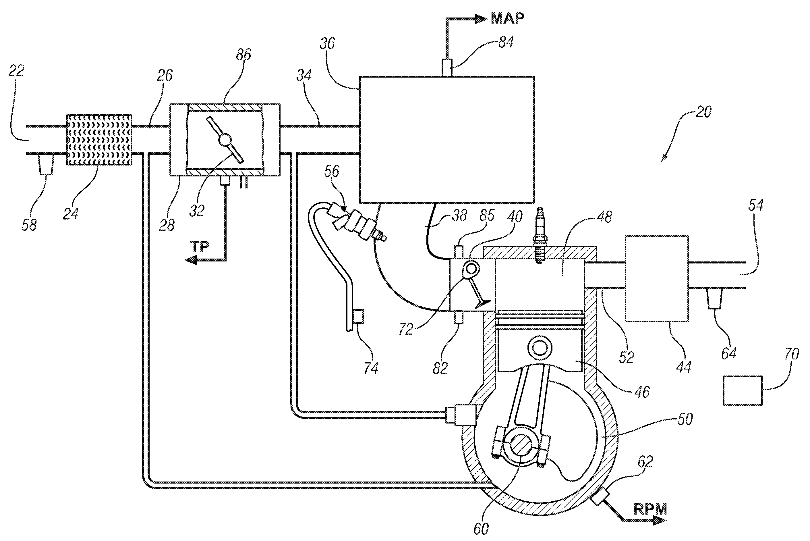 Airflow estimation method and apparatus for internal combustion engine