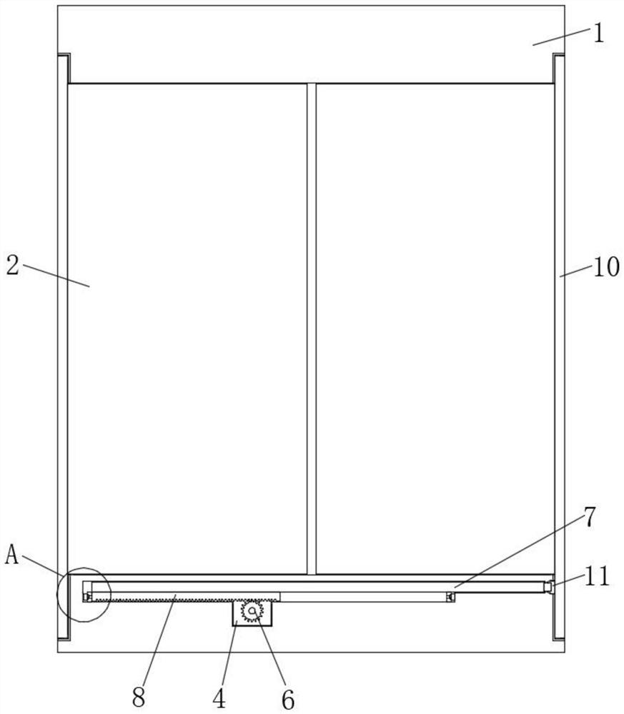 Four-point synchronous cabin expansion system