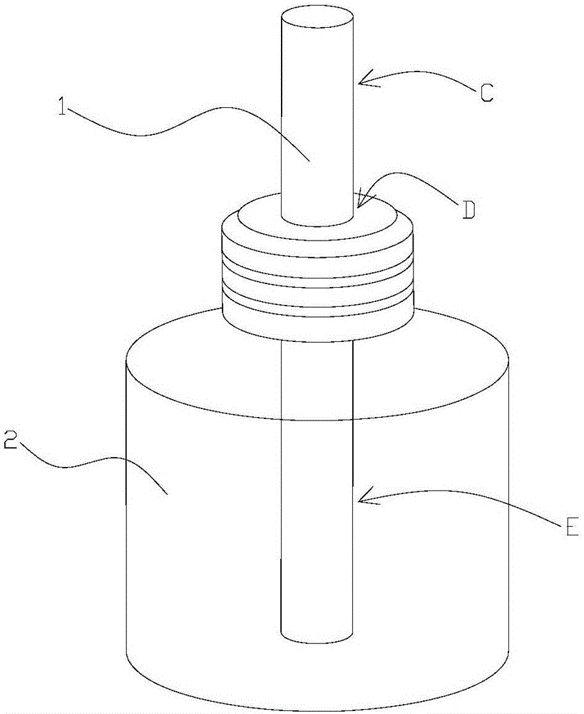 Mandrel and preparation method thereof and electrothermal liquid preparation