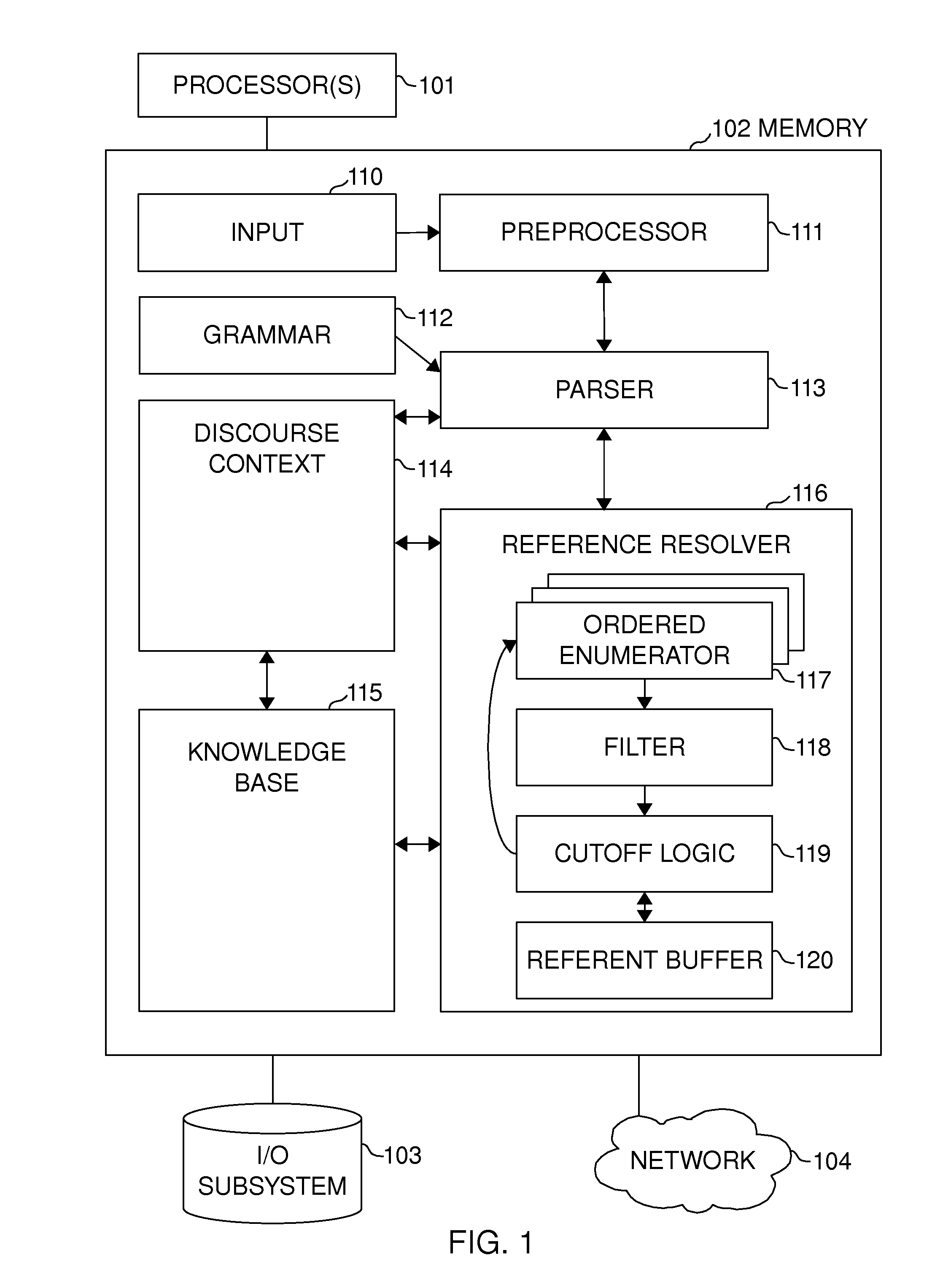 Weight-Ordered Enumeration of Referents and Cutting Off Lengthy Enumerations