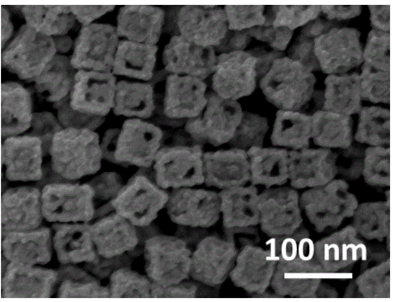 Nano-gold material with three-dimensional photo frame and photo structure, synthesis method for nano-gold material and application of nano-gold materia