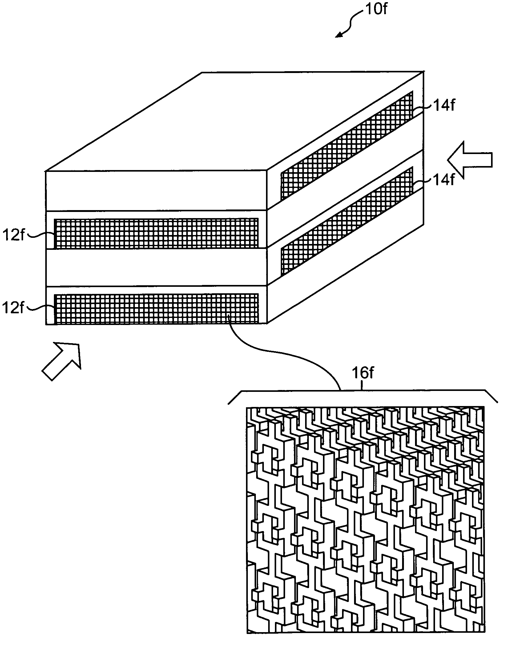 Micro heat exchanger with thermally conductive porous network
