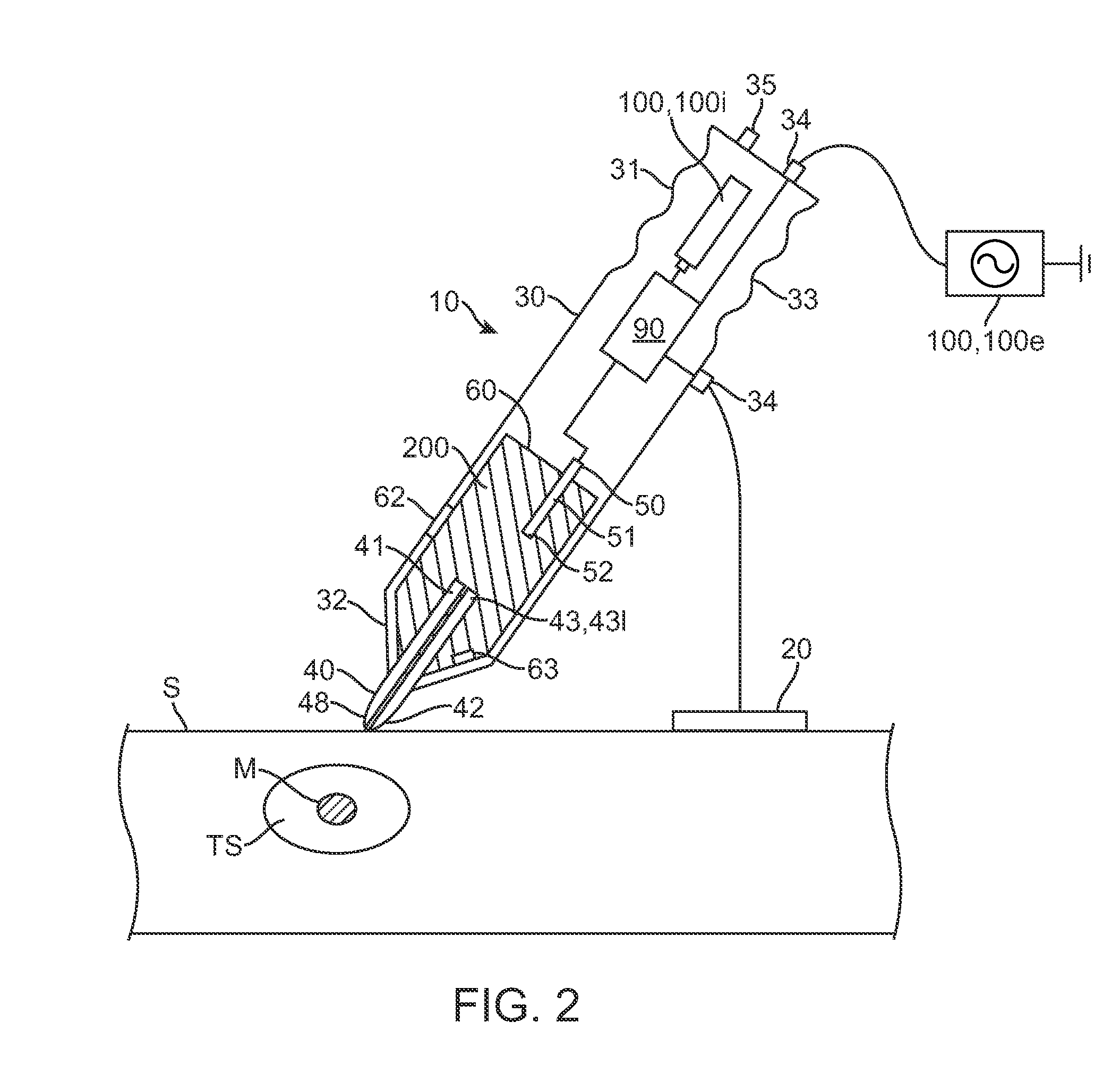 Iontophoretic apparatus and method for marking of the skin