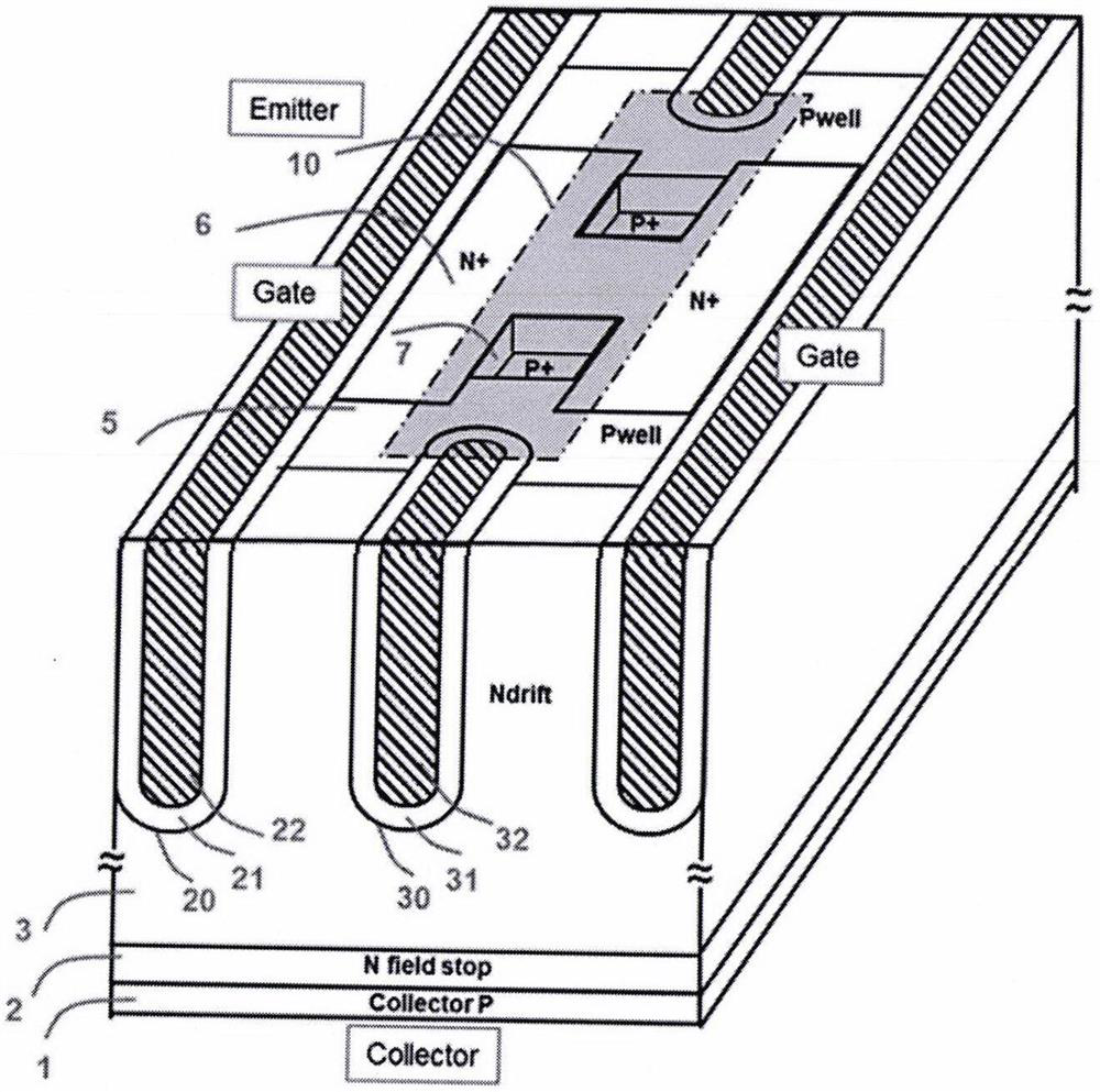 IGBT with low break-over voltage and high latch-up resistance and preparation method thereof