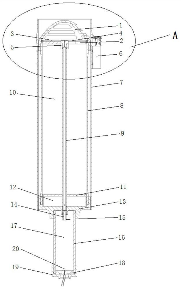 A high-rise fire extinguishing bomb that delivers powder