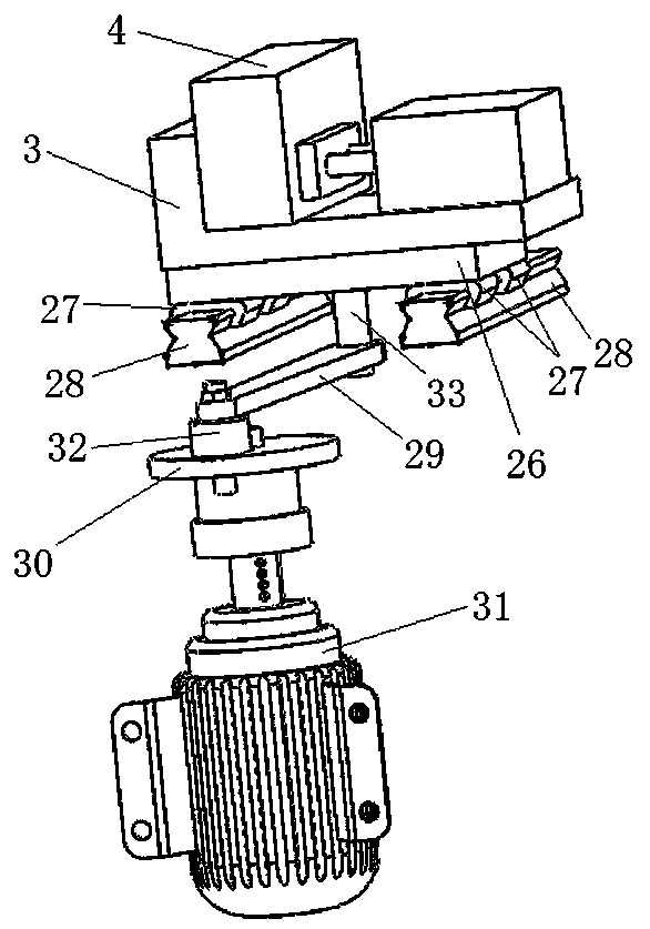 Grinding test device based on angle grinder