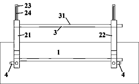 External clamping-type sensor parameterized installation method