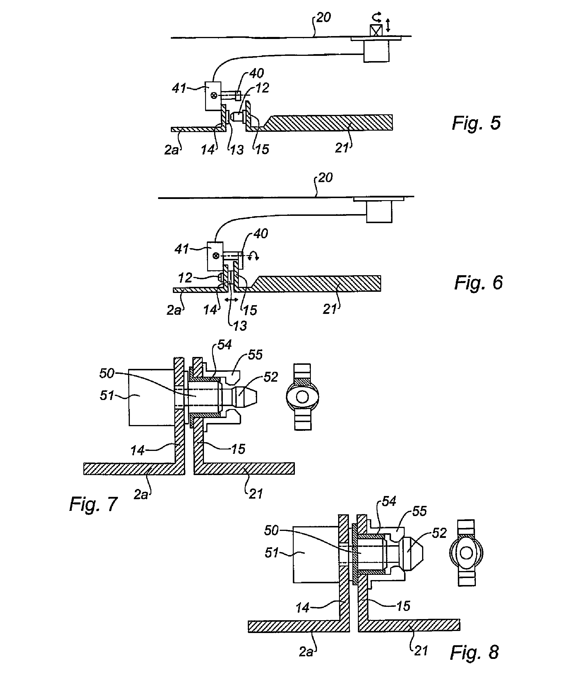 Locking system for air intake structure for turbojet engine nacelle