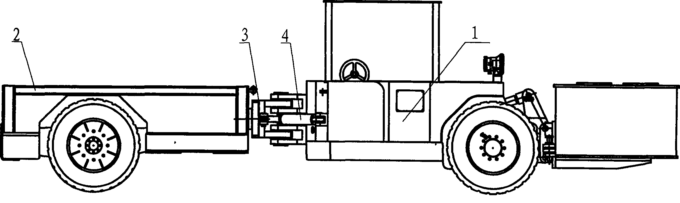 Bidirectional mine transport vehicle