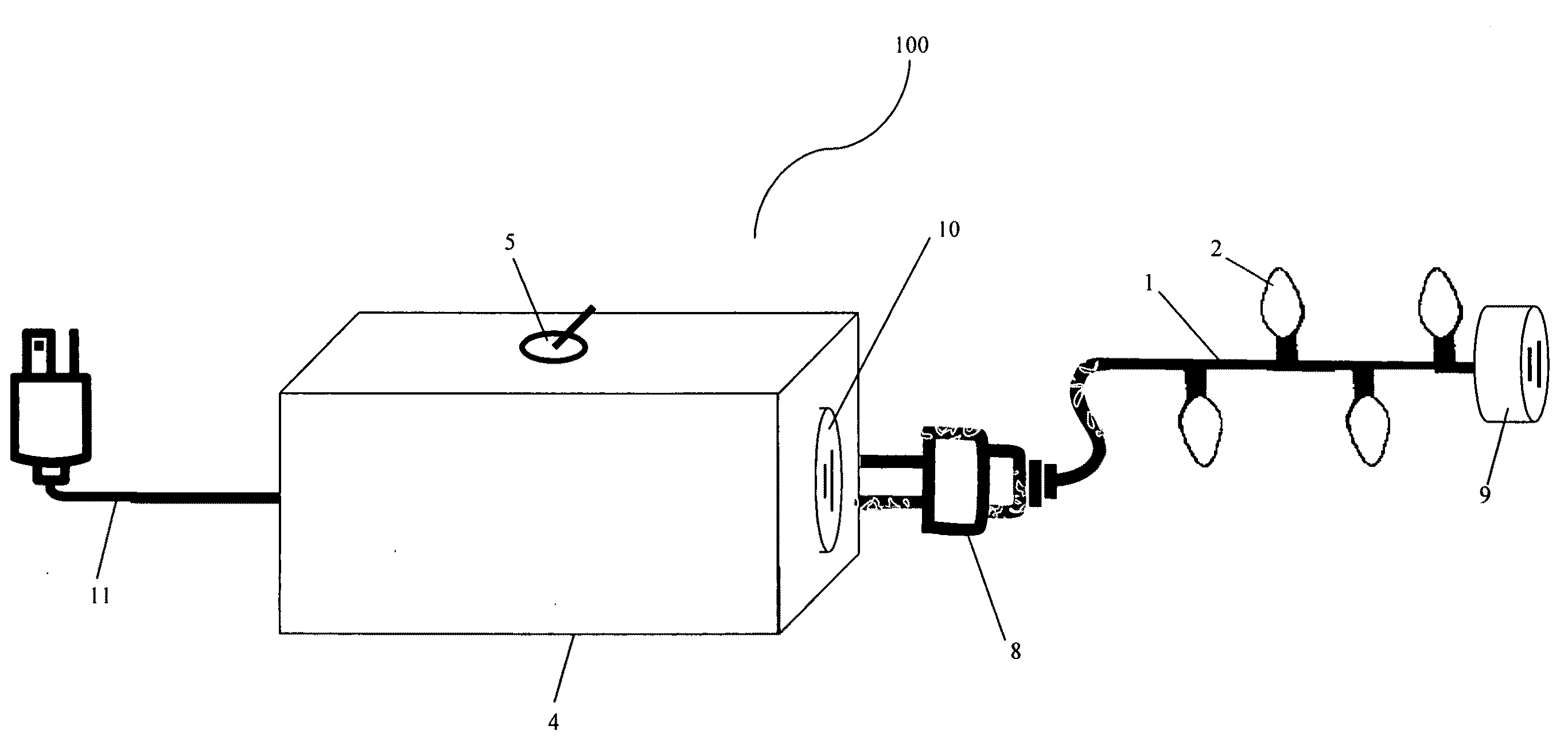 Holiday LED lighting system and methods of use