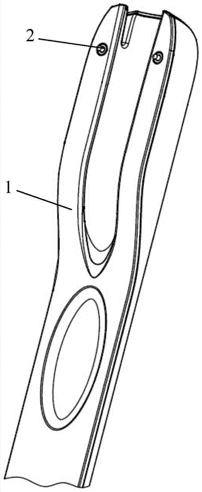 A charging stand with conductive pins