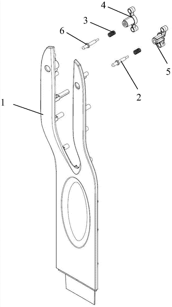 A charging stand with conductive pins