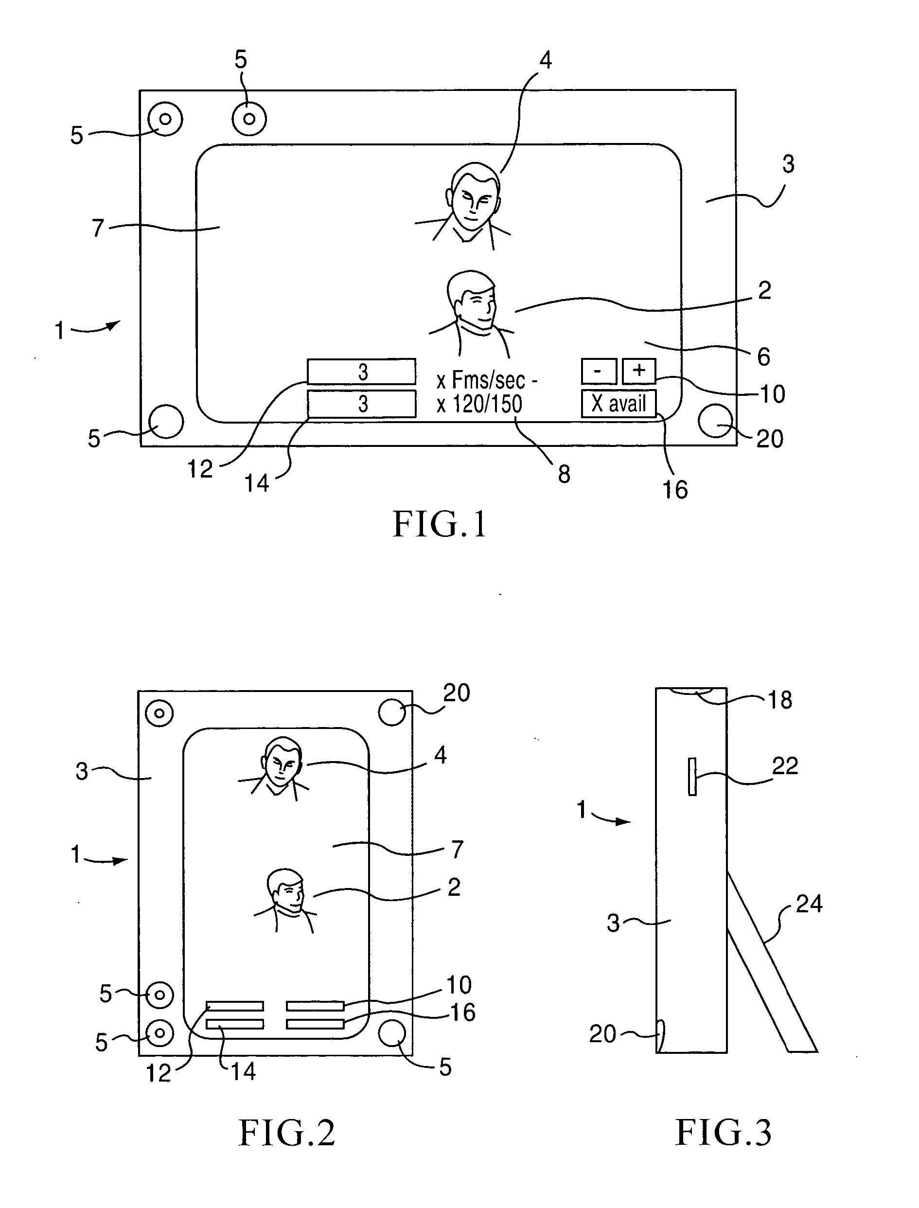 Portable audio visual communication system and method