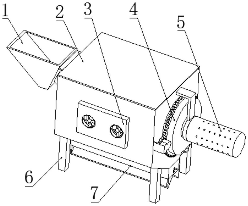 Drying device for rice production and processing