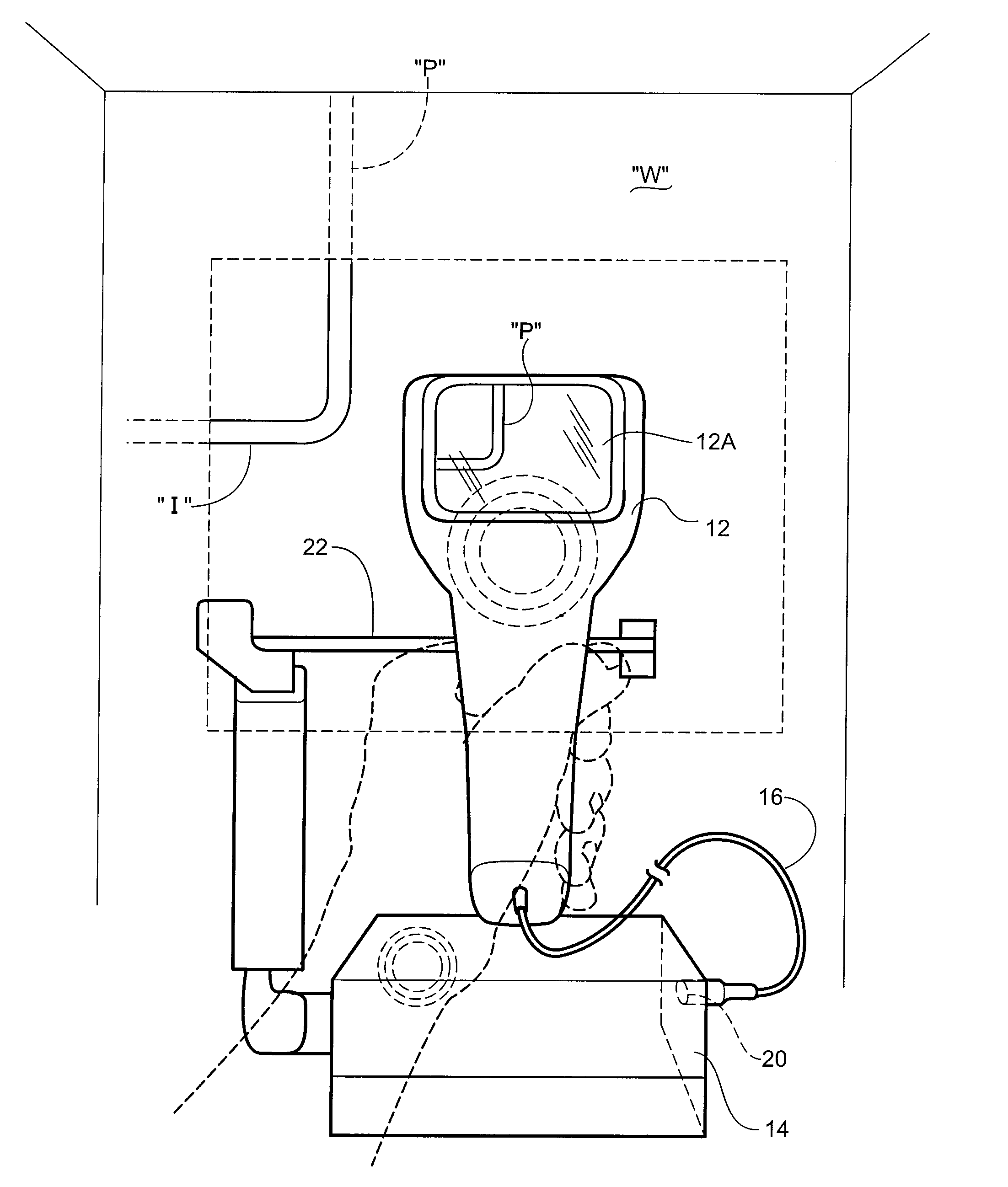 Method and apparatus for subsurface anomaly detection and image projection