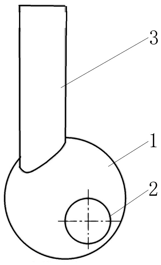 Asymmetric spherical pipeline elbow for pneumatic transportation