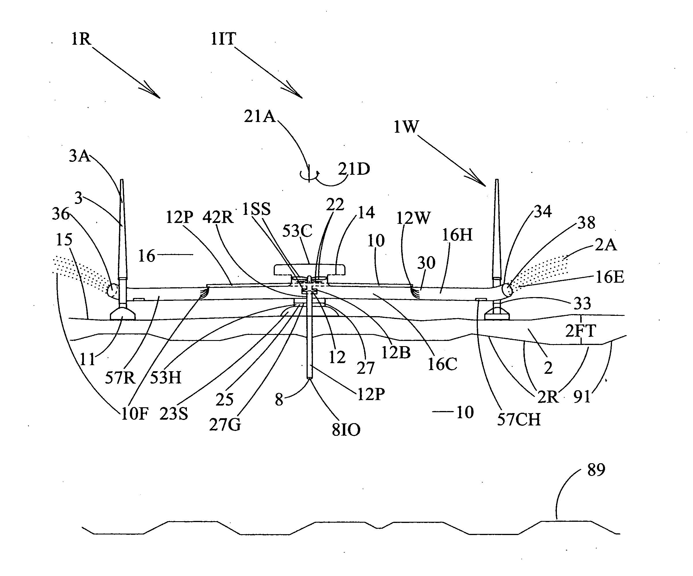 Floating ice sheet based renewable thermal energy harvesting system