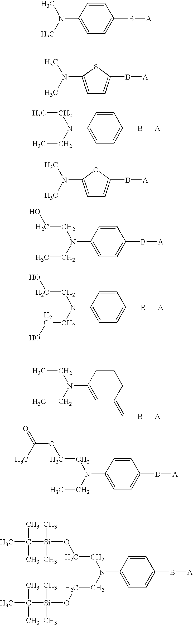 Non-linear optically active molecules, their synthesis, and use