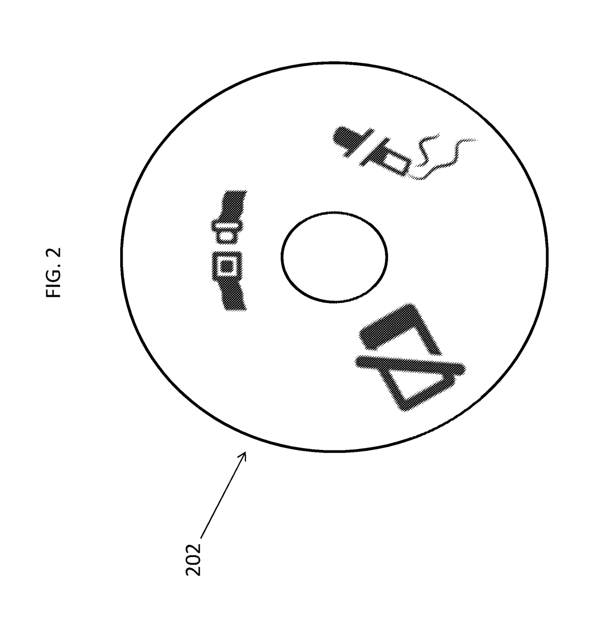 Interchangable disc used for aircraft projector systems