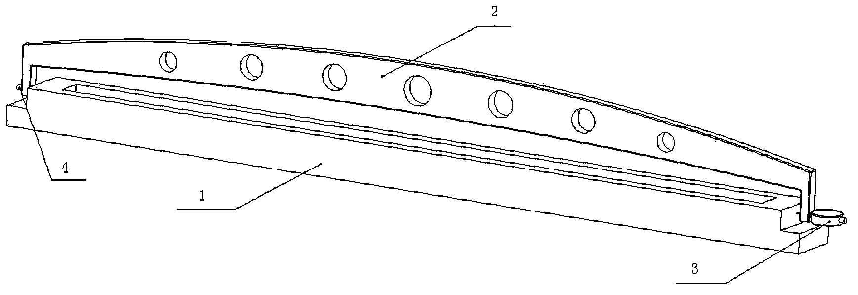 Large-diameter strip ring gauge and method for calibrating same
