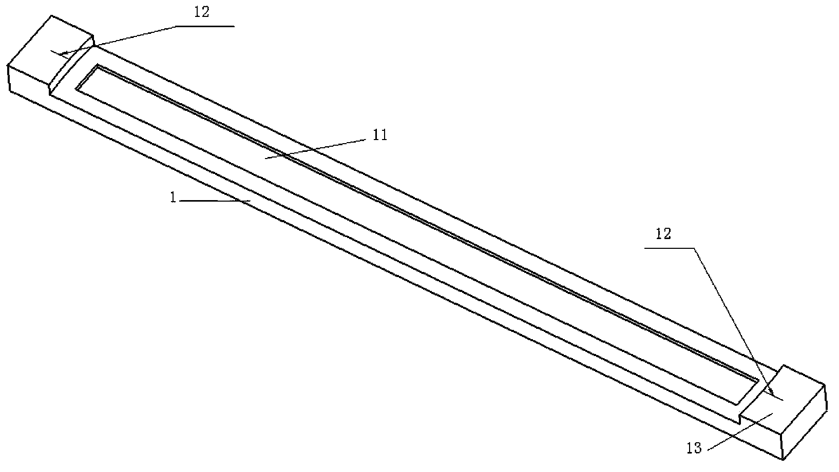 Large-diameter strip ring gauge and method for calibrating same