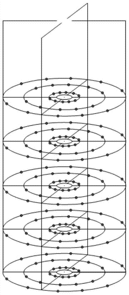 An experimental device and method for measuring the temperature field of a liquid metal reactor heat exchanger breach accident