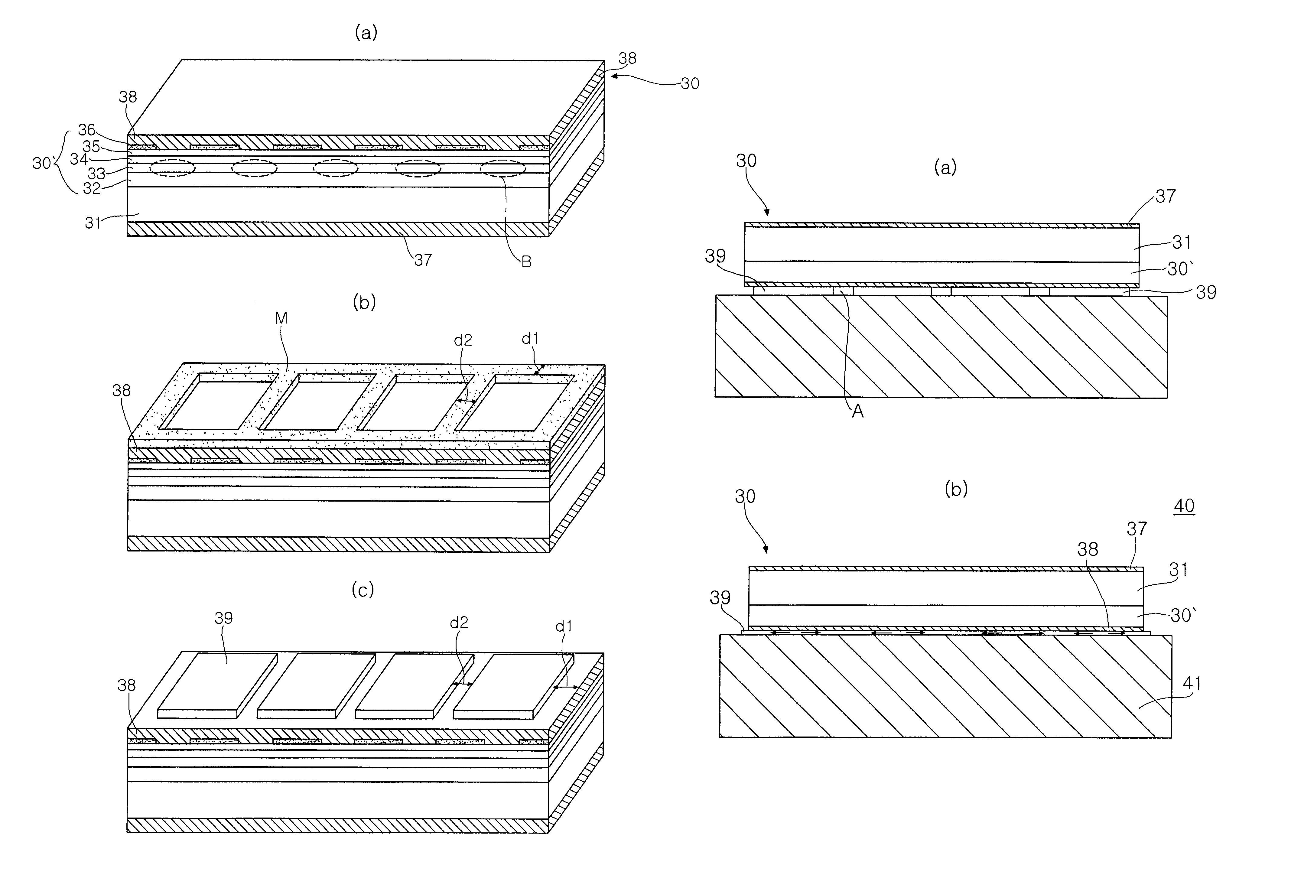 Method of manufacturing high power array type semiconductor laser device